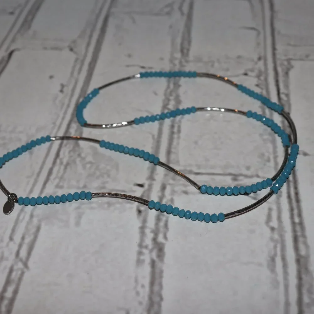 Beautiful silver and Blue crystal wrap bracelet from Chrysalis 29